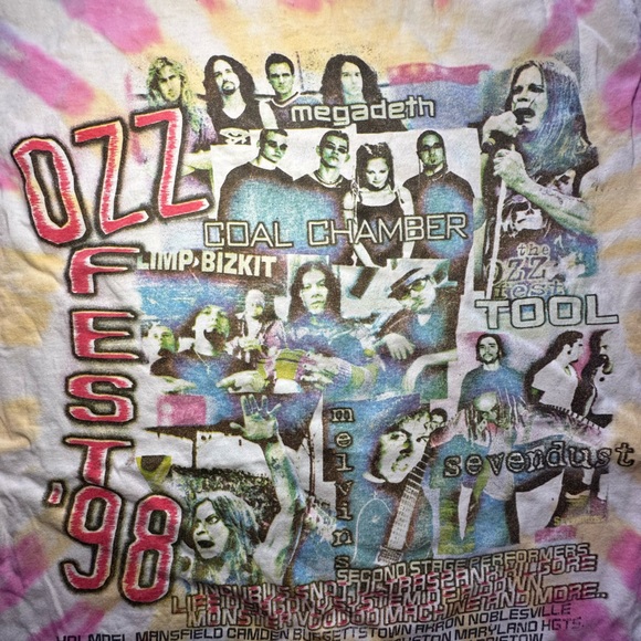 1998 Ozz Fest Vintage Tee - Picture 7 of 10